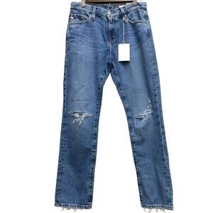 AG Adriano Goldschmied NWT Ex-Boyfriend Slouchy Slim Denim Jeans Size 25 Blue